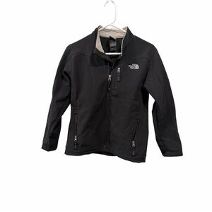 The North Face Black Softshell Apex Jacket youth large